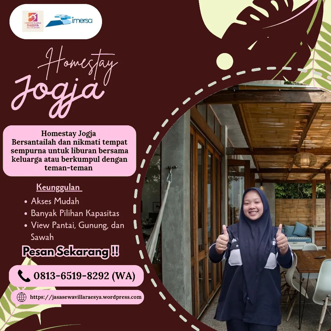 Villa 1 Rumah di Jogja | 0813-6519-8292 WA