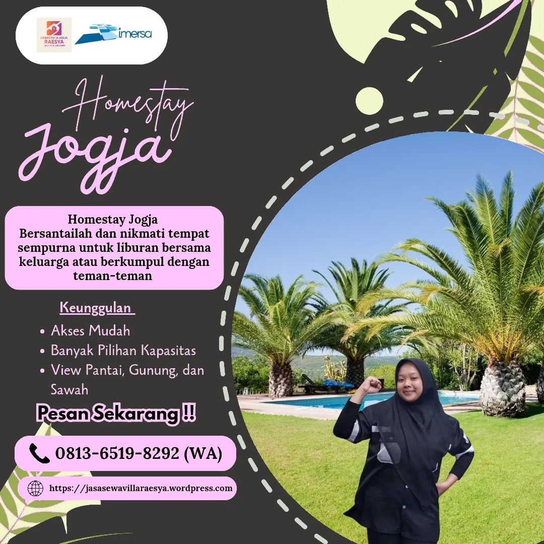 0813-6519-8292 [WA] Harga Sewa Villa di Pantai Gunung Kidul, Honeymoon Villa Jogja, Rekomendasi Villa Jogja, Villa Jogja Ala Bali, Villa Jogja Prambanan, Villa Jogja Untuk Wedding, Villa Jogja Kapasitas 30 Orang, Villa Untuk Gathering di Jogja, Villa Murah di Jogja, Villa Jogja Private Pool