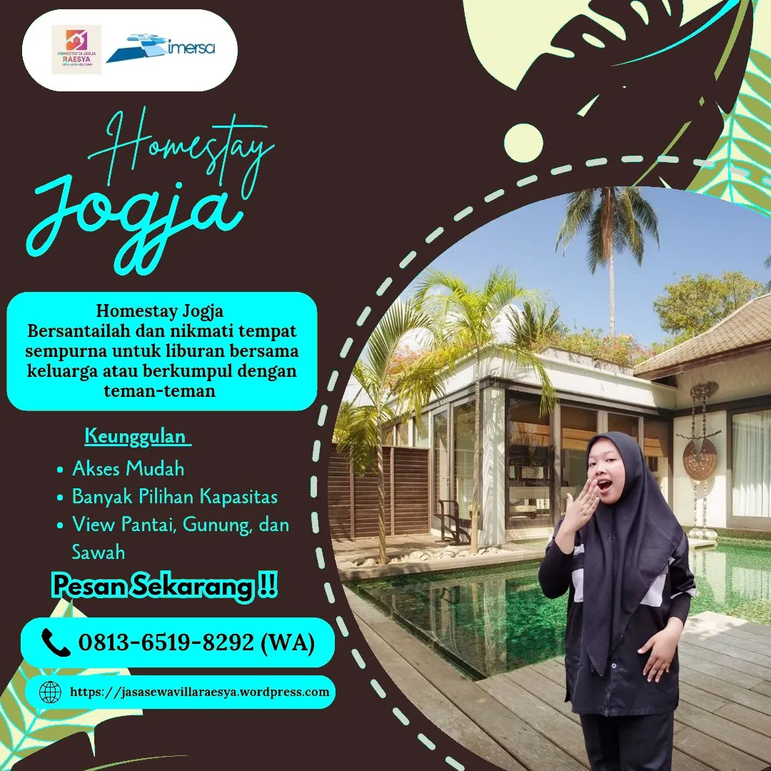 0813-6519-8292 [WA] Villa Jogja 7 Kamar, Villa Jogja Untuk Rombongan, Villa Jogja Dekat Sawah, Bantul Yogyakarta Villa, Villa Jogja Tepi Pantai, Villa di Kaliurang Dengan Private Pool, Villa Dekat Gunung Merapi, Villa Kaliurang Murah, Villa di Jogja Untuk 10 Orang, Villa Gunung Kidul Private Pool