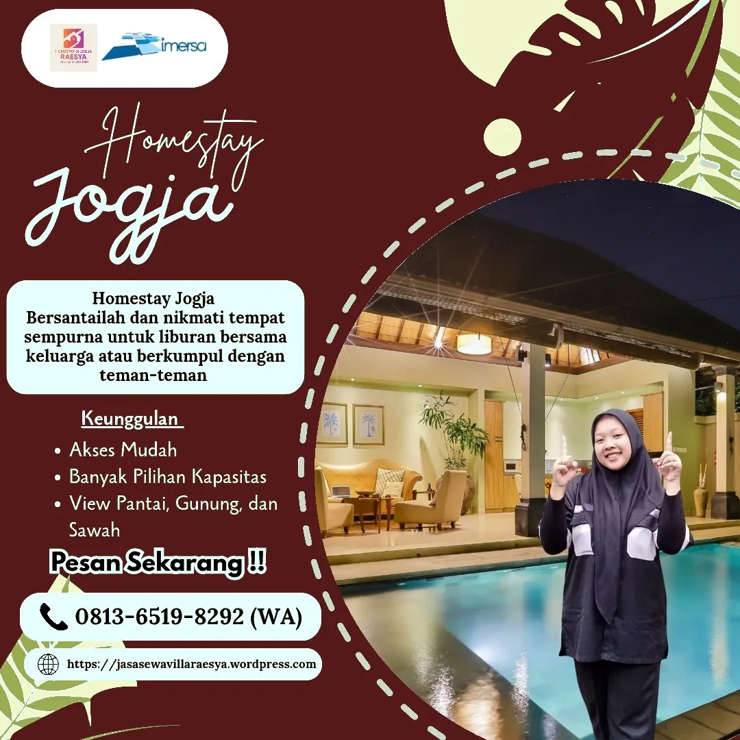 0813-6519-8292 [WA] Villa Nuansa Alam di Jogja, Villa Bintang 5 di Jogja, Villa di Wates Kulon Progo, Rumah Villa Sleman, Villa Jogja Untuk 15 Orang, Villa di Bantul Jogja, Private Villa Jogja, Villa di Jogja Kota, Villa View Gunung Merapi, Villa Cangkringan Kaliurang