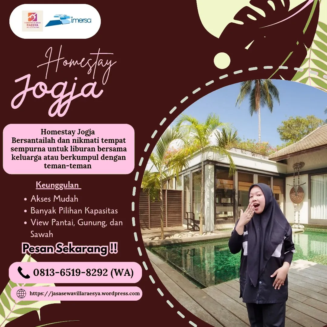 0813-6519-8292 [WA] Rumah Villa Parangtritis, Villa di Jogja yang Ada Private Pool, Villa di Kaliurang Untuk 50 Orang, Villa di Kasihan Bantul, Villa Jogja Kapasitas 40 Orang, Villa Jogja Honeymoon, Villa di Jogja Untuk 40 Orang, Villa di Jogja Untuk 15 Orang, Villa Jogja Dekat Malioboro, Villa Dijual di Kaliurang Yogyakarta