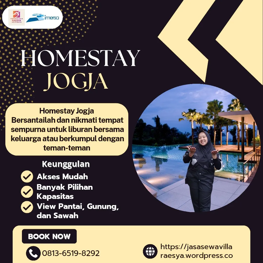 0813-6519-8292 [WA] Villa Cantik Yogyakarta, Villa Jogja 4 Kamar, Villa 1 Bedroom Private Pool Jogja, Villa di Kaliurang Untuk 30 Orang, Private Villa Jogja, Villa di Sleman Jogja, Villa Jogja Syariah Kota Yogyakarta Foto, Villa Pleret Bantul, Villa di Jogja Murah, Villa di Sleman Yogyakarta