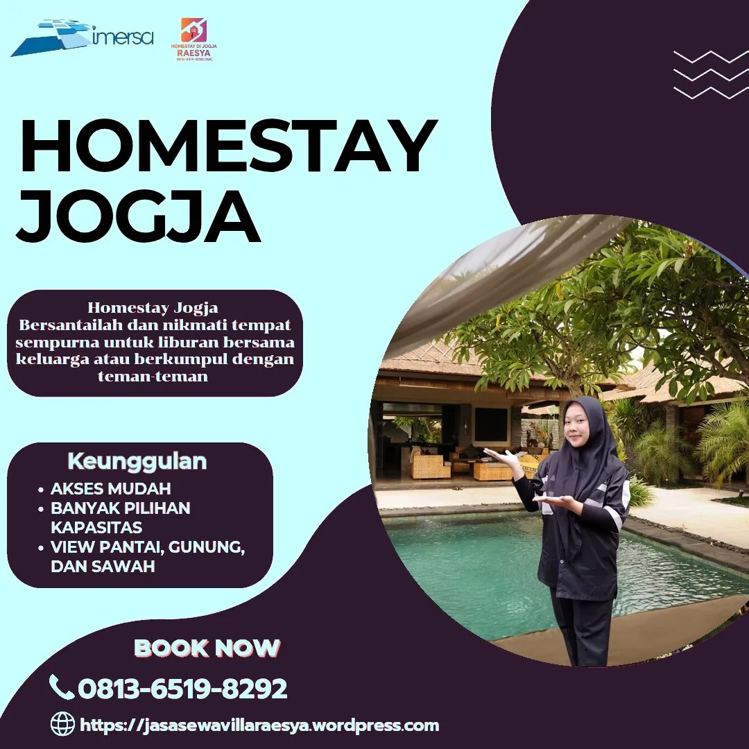 0813-6519-8292 [WA] Villa Jogja Untuk 50 Orang, Villa Jogja Rekomendasi, Villa Jogja 20 Orang, Villa di Jogja Untuk 4 Orang, Villa Murah di Jogja Untuk 6 Orang, Villa Estetik di Jogja, Villa di Bantul Jogja, Villa Jogja 8 Kamar, Villa di Jogja View Sawah, Villa Jogja yang Ada Kolam Renang