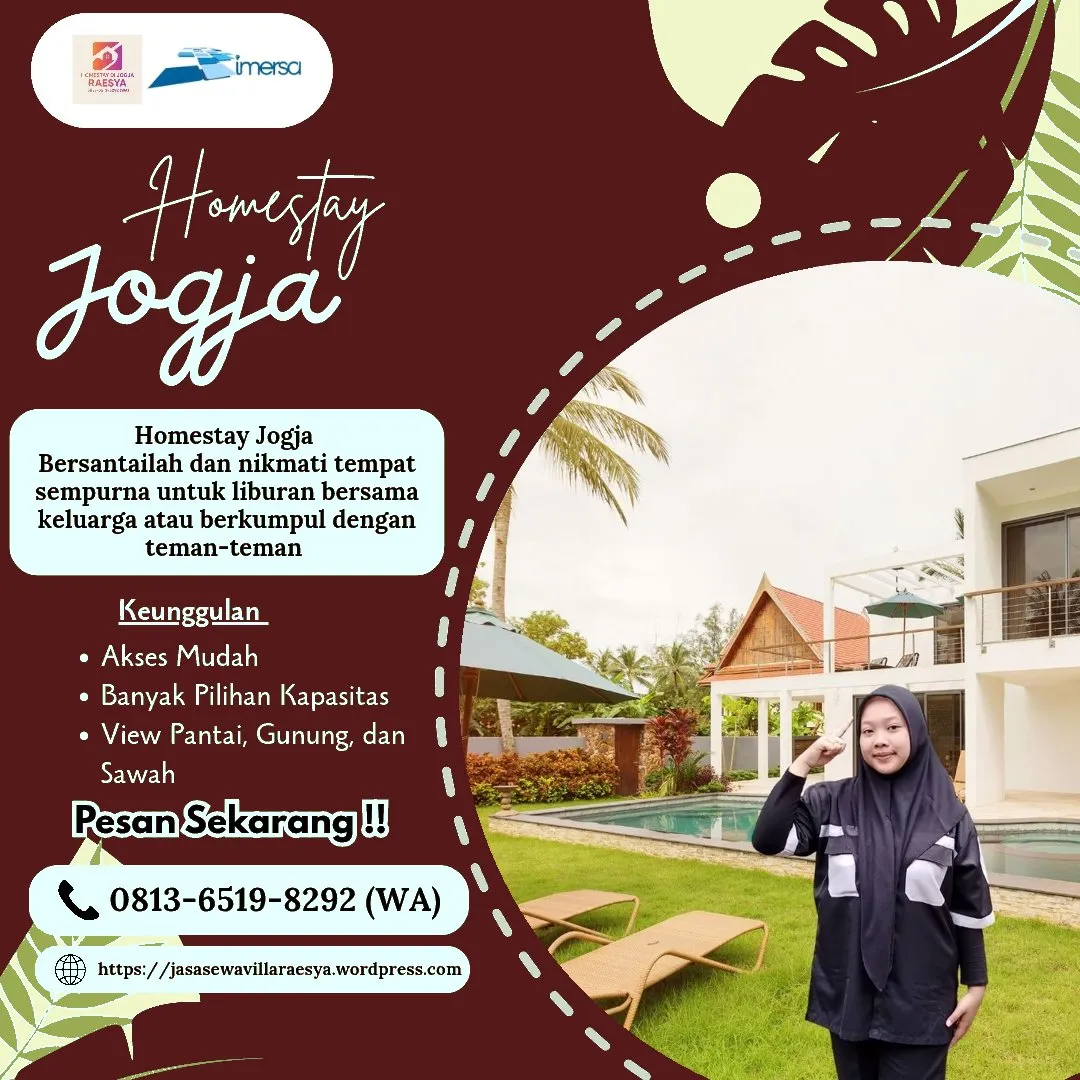 Villa Jogja Kapasitas 40 Orang | 0813-6519-8292 WA