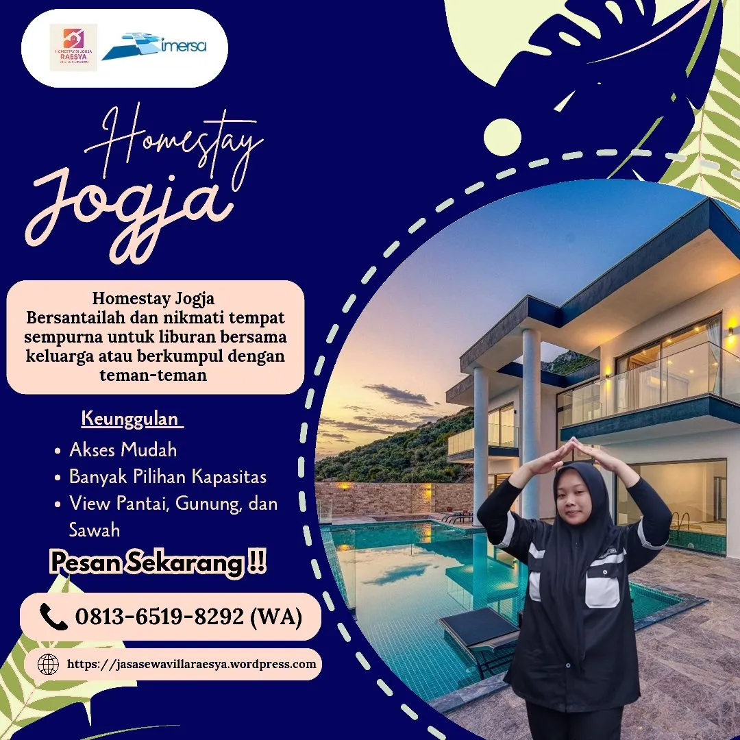 Villa Jogja Murah Ada Kolam Renang | 0813-6519-8292 WA