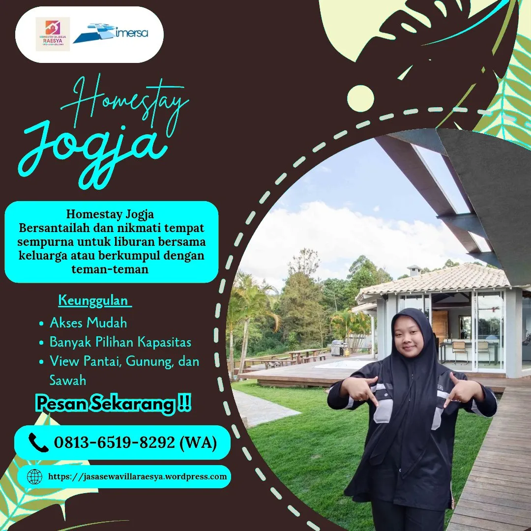 Villa Jogja Dengan Kolam Renang | 0813-6519-8292 WA