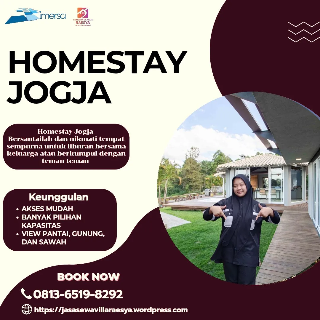 Villa Cantik Jogja | 0813-6519-8292 WA
