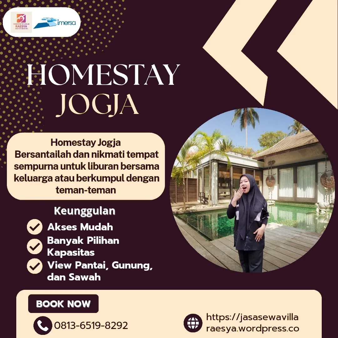 0813-6519-8292 [WA] Villa Jogja Untuk Wedding, Villa di Jogja Untuk 8 Orang, Villa Jogja Untuk Honeymoon, Villa di Jogja yang Ada Private Pool, Villa Jogja Kapasitas 25 Orang, Villa Kasihan Bantul, Rumah Villa Kulon Progo, Villa Kaliurang Murah Untuk Makrab, Villa Jogja Rekomendasi, Daerah Villa Bantul