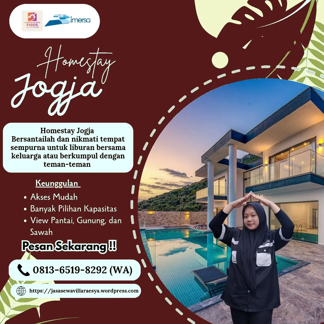 Villa 5 Kamar di Jogja | 0813-6519-8292 WA