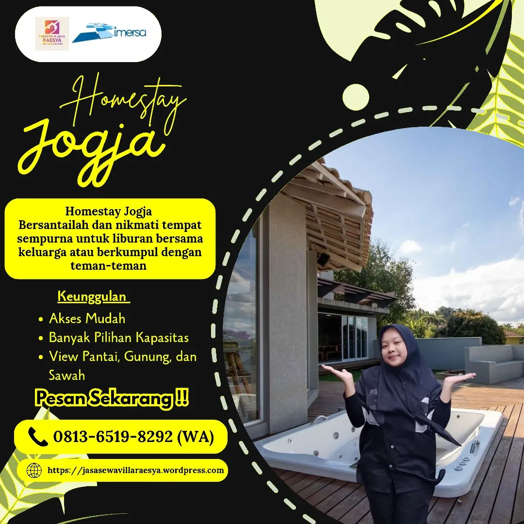 Villa di Jogja Untuk 20 Orang | 0813-6519-8292 WA