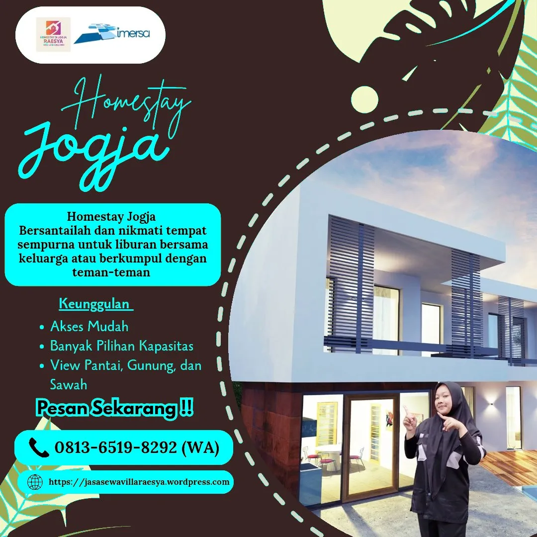 0813-6519-8292 [WA] Villa Jogja Lengkap, Villa Jalan Kaliurang Jogja, Villa Gunung Kidul, Villa di Jogja Untuk 2 Orang Private Pool, Villa Jogja 6 Kamar, Villa di Jogja Untuk 10 Orang Dekat Malioboro, Villa Family Jogja, Villa Bantul Jogja, Villa di Kasihan Bantul, Villa di Jogja Dibawah 1 Juta