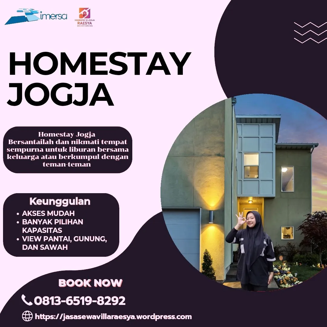 Villa Jogja Dekat Malioboro Murah | 0813-6519-8292 WA