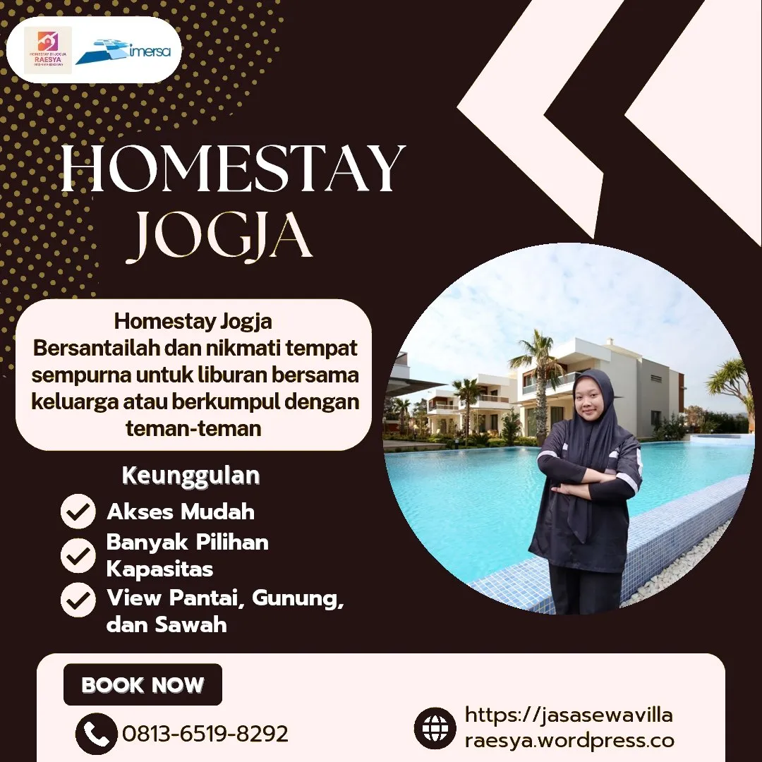Villa Jogja yang Ada Kolam Renang | 0813-6519-8292 WA