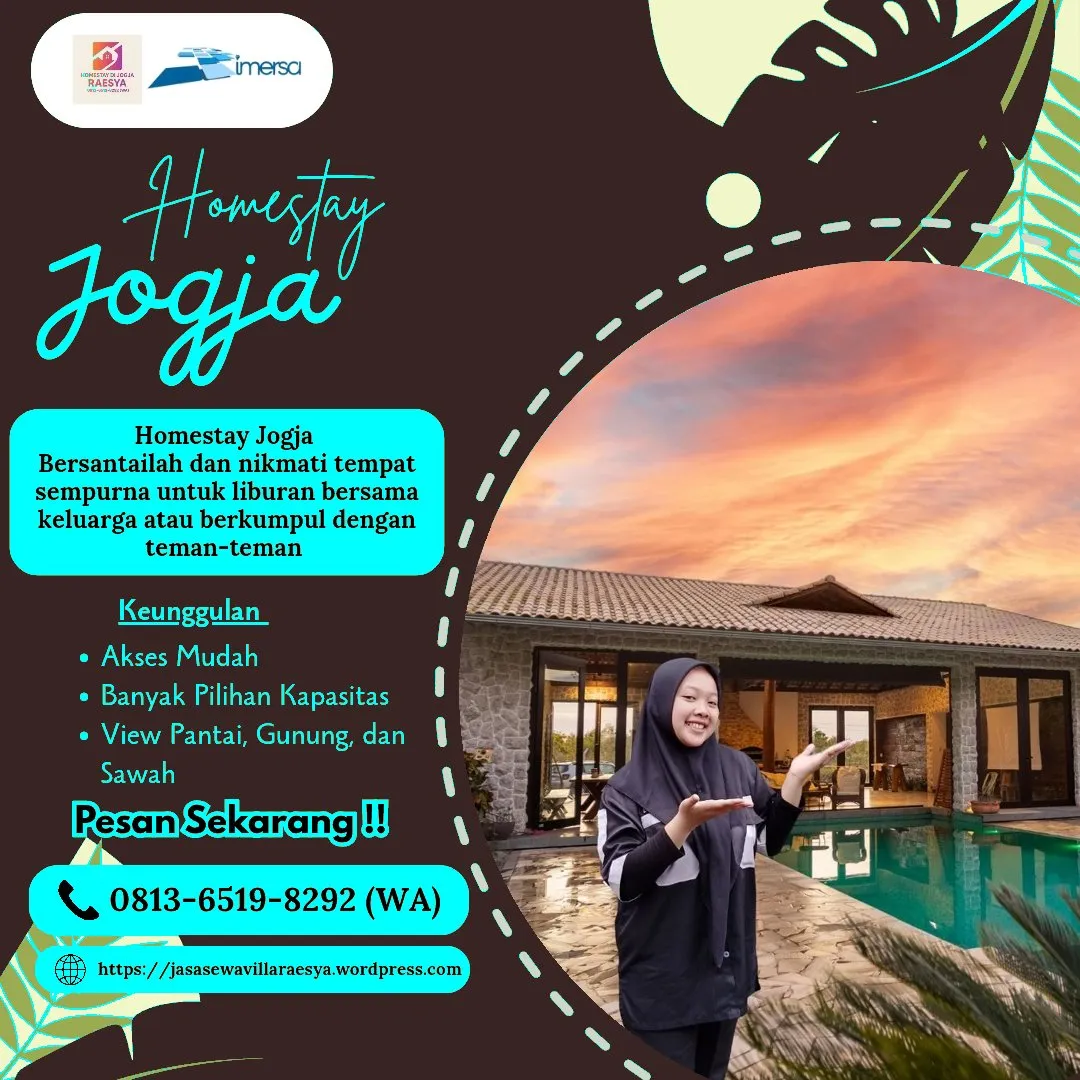 0813-6519-8292 [WA] Villa Family Jogja, Villa Jogja Kapasitas 20 Orang, Villa Hits Jogja, Villa Kaliurang Jogja Private Pool, Villa Jogja Sleman, Villa Cantik Jogja, Villa di Gunung Kidul, Villa Jogja Tengah Kota, Villa di Jogja Untuk 60 Orang, Villa Jogja Kapasitas 15 Orang