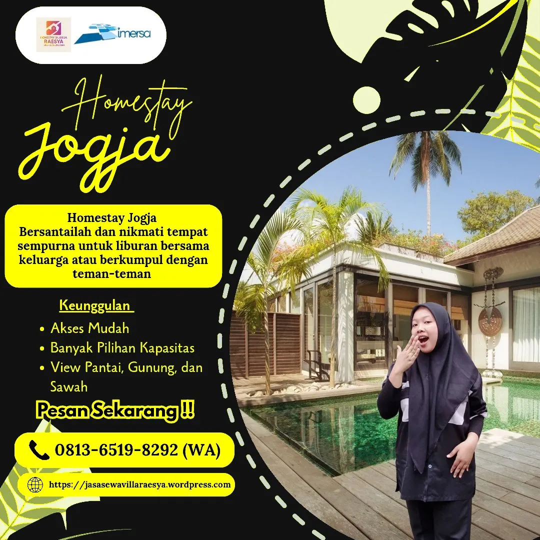 Villa Jogja Kekinian | 0813-6519-8292 WA