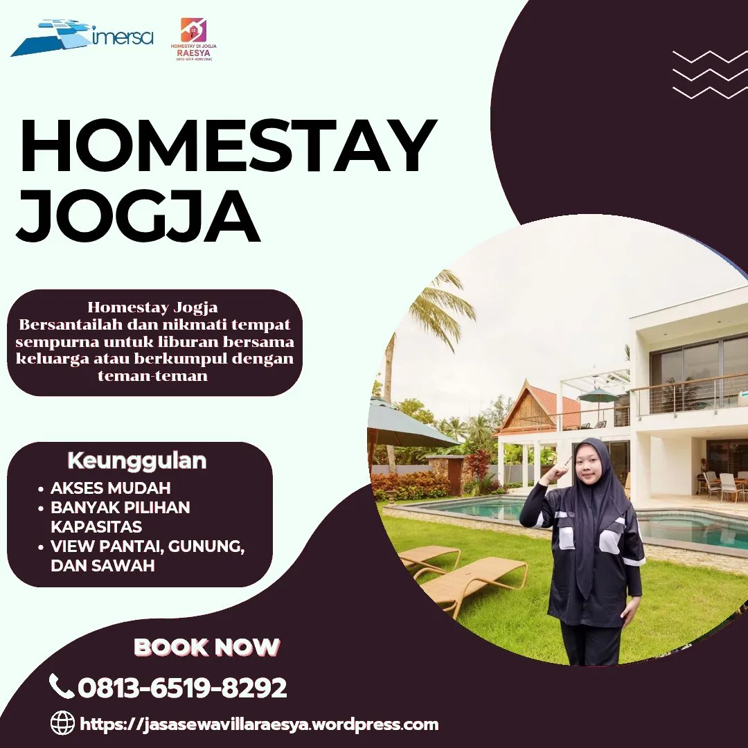 Villa di Jogja Untuk 2 Orang Private Pool | 0813-6519-8292 WA