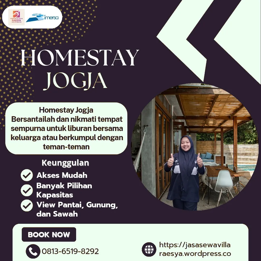 Villa Dekat Heha Sky View Jogja | 0813-6519-8292 WA