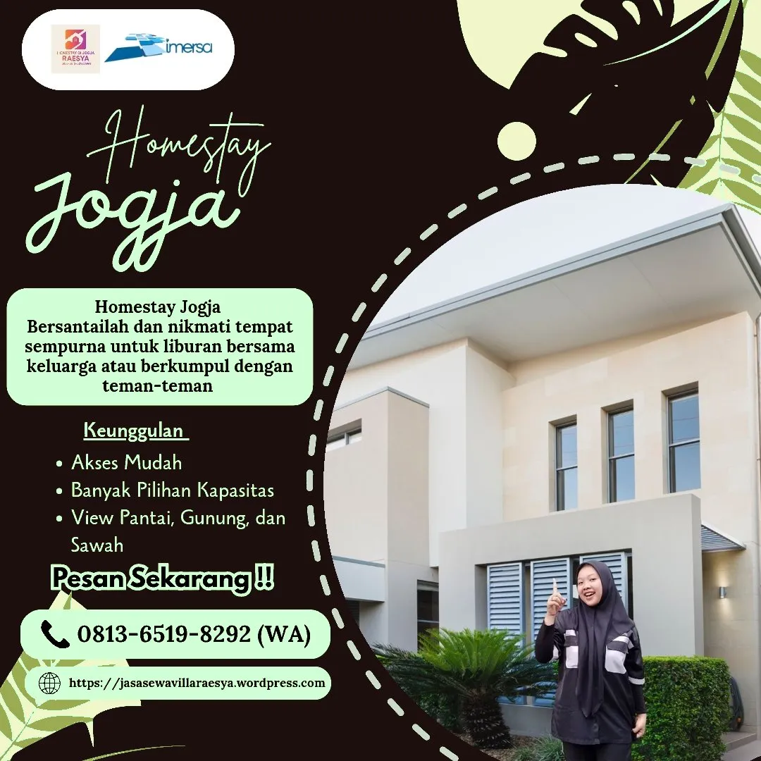 Villa Jogja 2 Kamar | 0813-6519-8292 WA