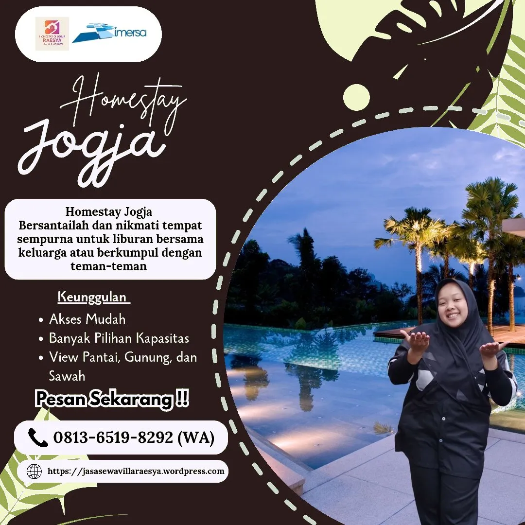 Villa Estetik di Jogja | 0813-6519-8292 WA