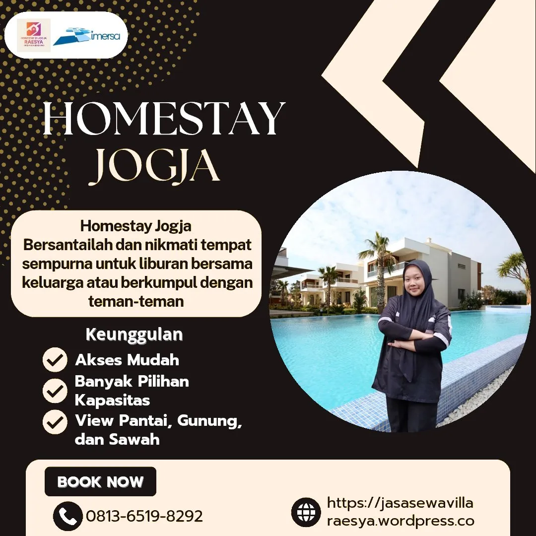 0813-6519-8292 [WA] Villa Estetik di Jogja, Villa Jogja Tengah Hutan, Villa Bantul Jogja, Villa di Wates Kulon Progo, Rekomendasi Villa di Gunung Kidul, Villa di Jogja Untuk 100 Orang, Villa di Jogja Untuk 10 Orang Dekat Malioboro, Villa di Jogja Untuk Rombongan, Villa di Kaliurang Sleman, Rental Villa Jogja