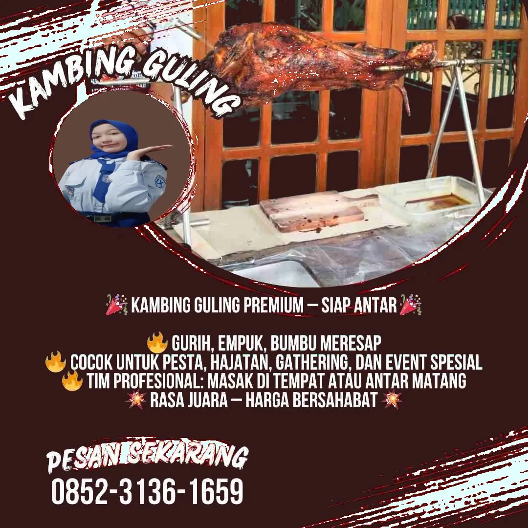 0852-3136-1659 (WA) Kambing Guling di Bekasi, Catering Kambing Guling Bekasi, Paket Kambing Guling Bekasi, Pesan Kambing Guling di Bekasi, Kambing Guling Aqiqah Bekasi, Kambing Guling Nikahan Bekasi, Kambing Guling Terdekat Bekasi