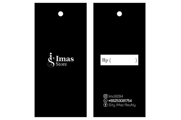Desain Label Hangtag Imas