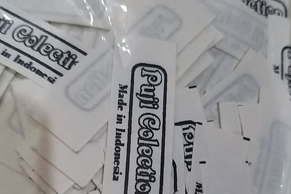 Contoh Produk Label Woven