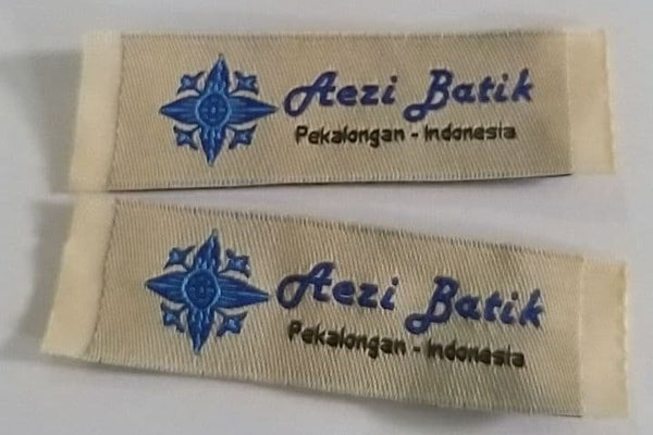 Label Batik Merk Aezi Batik Pekalongan