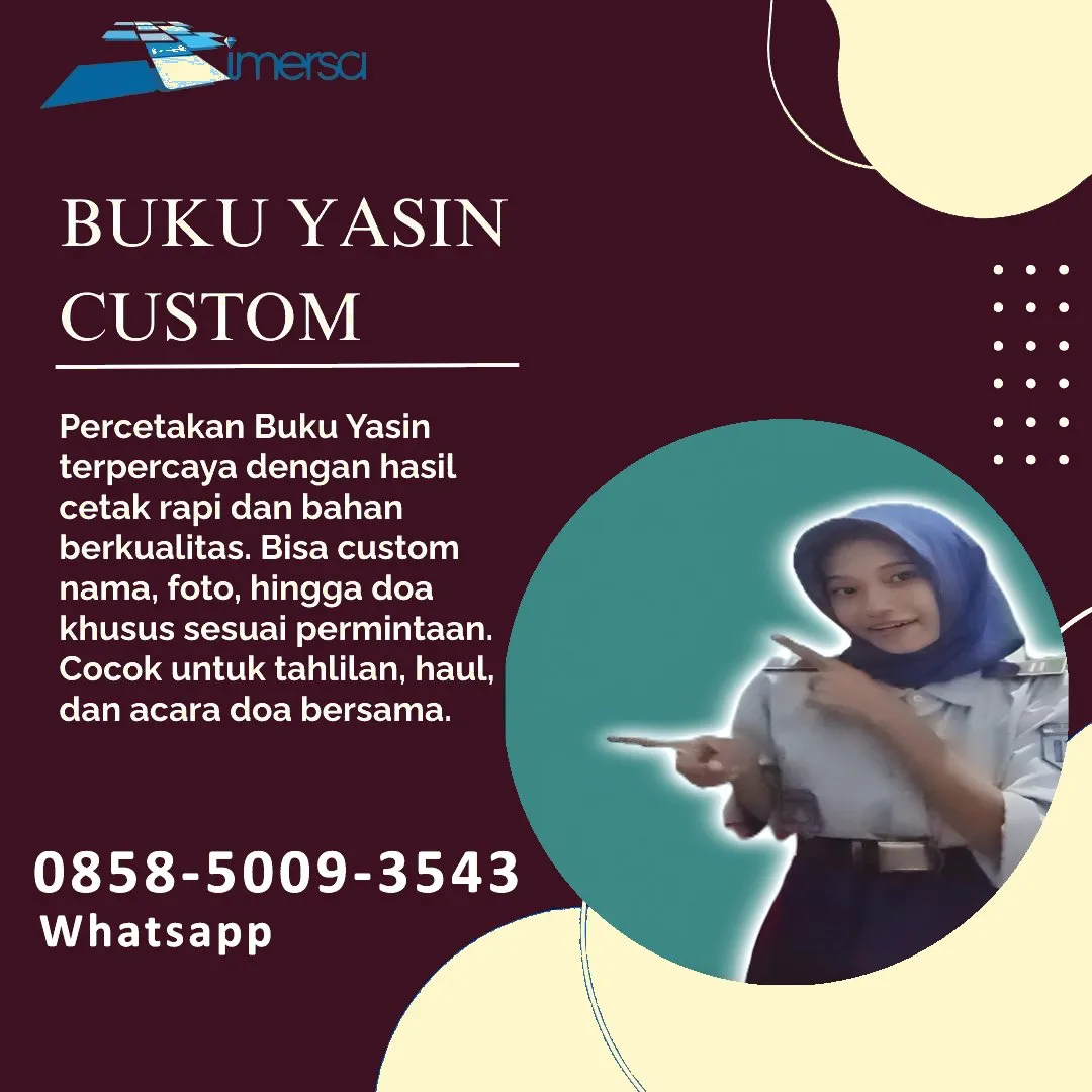 Cetak Buku Yasin Koja 0858-5009-3543 (WA)