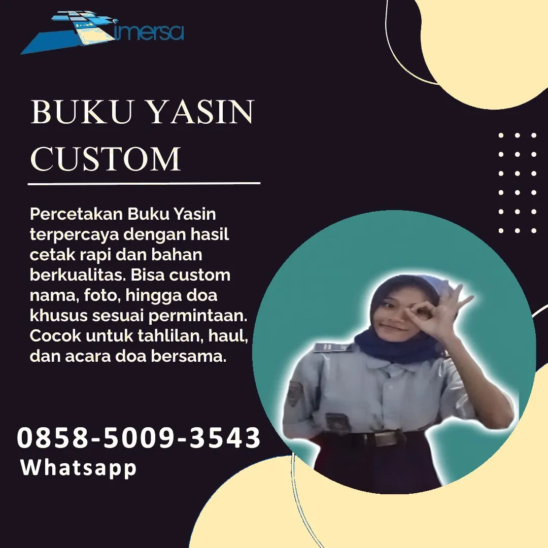 Cetak Buku Yasin Wates 0858-5009-3543 (WA)