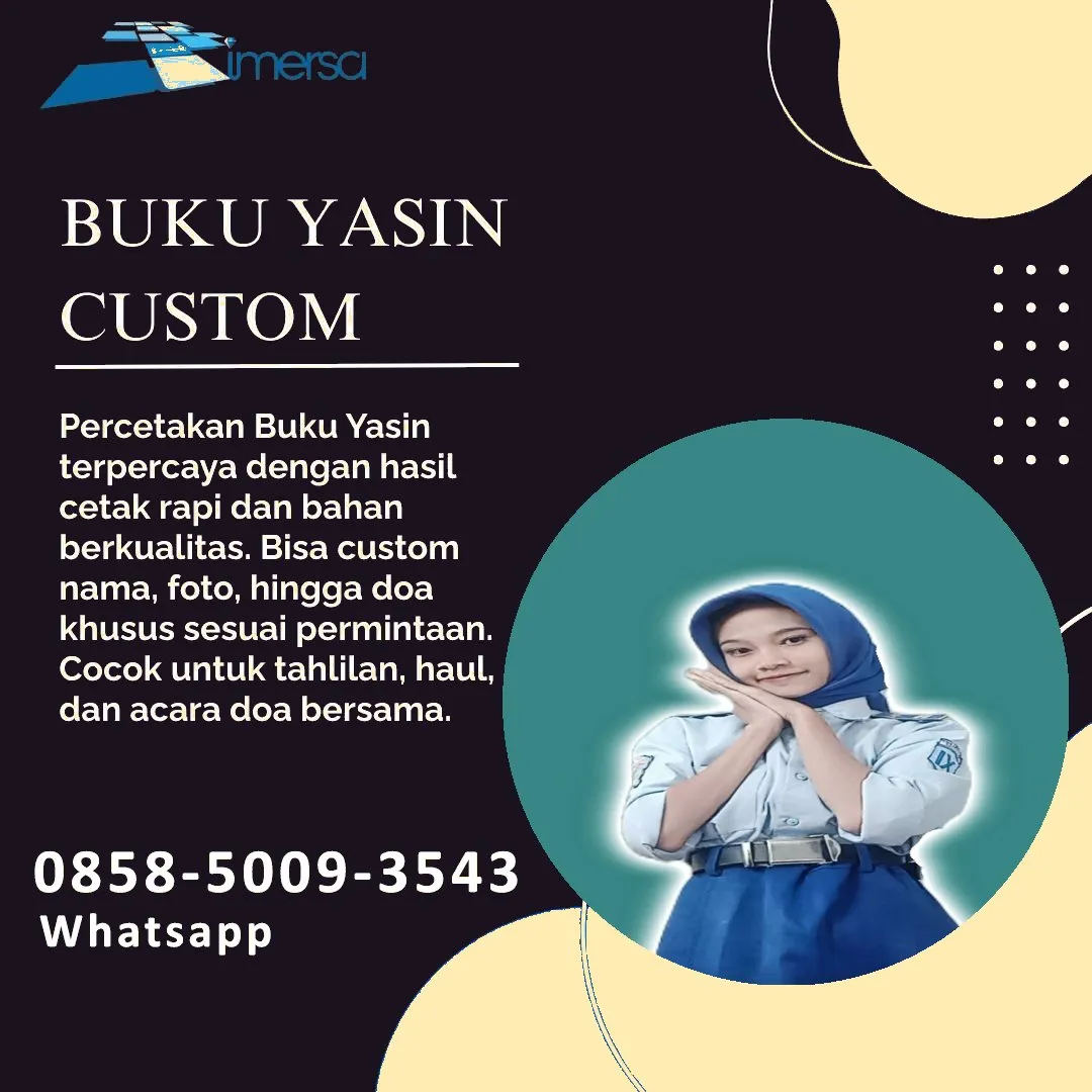 0858-5009-3543 (WA) Jasa Cetak Buku Yasin Belitung Timur, Tempat Cetak Buku Yasin di Belitung Timur, Cetak Buku Yasin Custom Belitung Timur, Cetak Buku Yasin Murah Belitung Timur, Buku Yasin dan Tahlil Belitung Timur, Cetak Buku Yasin Terdekat Belitung Timur, Jual Buku Yasin di Belitung Timur
