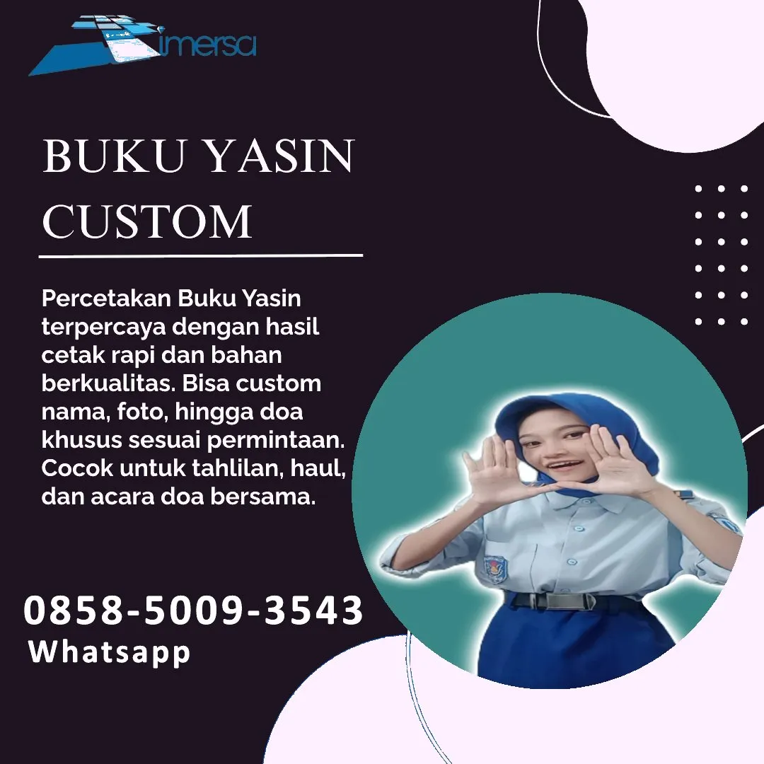 Cetak Buku Yasin Bengkulu Tengah 0858-5009-3543 (WA)