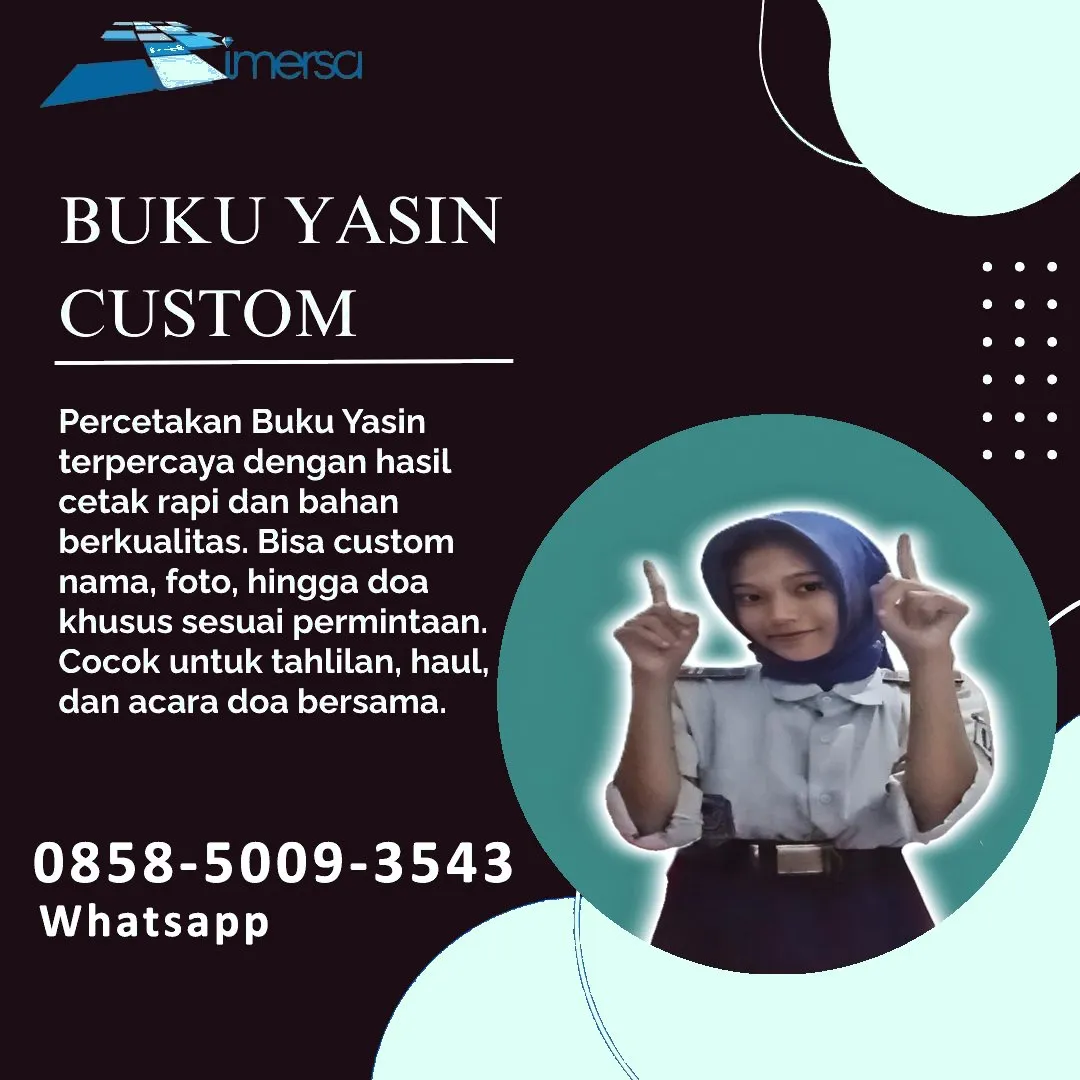 Cetak Buku Yasin Rejang Lebong Bengkulu 0858-5009-3543 (WA)