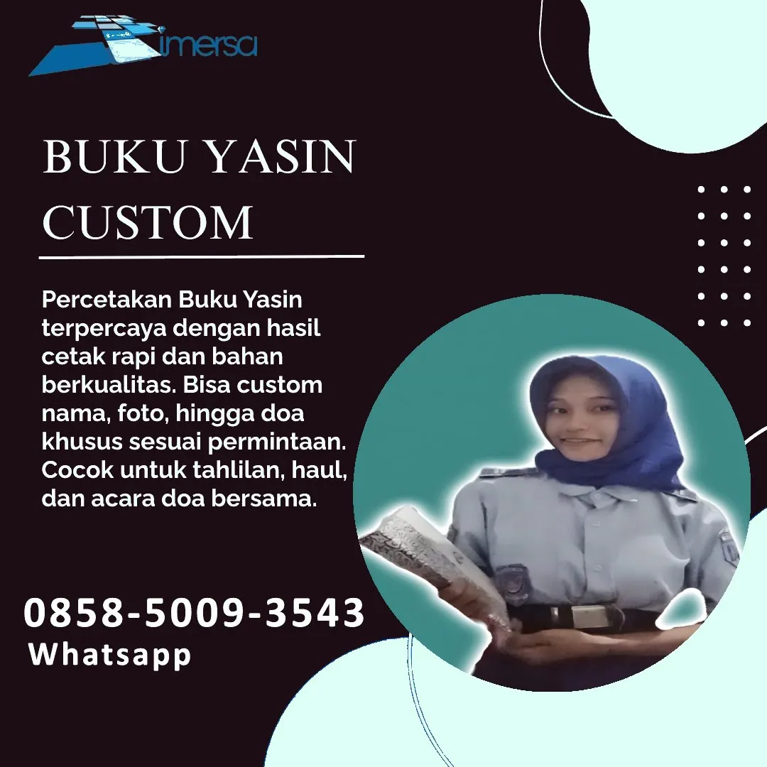 0858-5009-3543 (WA) Jasa Cetak Buku Yasin Seluma Bengkulu, Tempat Cetak Buku Yasin di Seluma Bengkulu, Cetak Buku Yasin Custom Seluma Bengkulu, Cetak Buku Yasin Murah Seluma Bengkulu, Buku Yasin dan Tahlil Seluma Bengkulu, Cetak Buku Yasin Terdekat Seluma Bengkulu, Jual Buku Yasin di Seluma Bengkulu