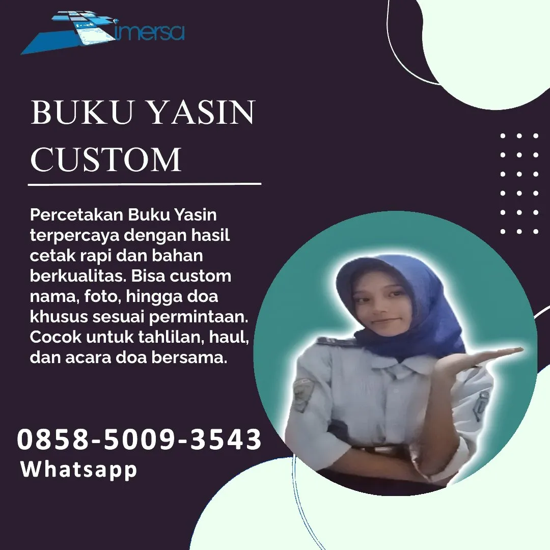 0858-5009-3543 (WA) Jasa Cetak Buku Yasin Gorontalo Utara, Tempat Cetak Buku Yasin di Gorontalo Utara, Cetak Buku Yasin Custom Gorontalo Utara, Cetak Buku Yasin Murah Gorontalo Utara, Buku Yasin dan Tahlil Gorontalo Utara, Cetak Buku Yasin Terdekat Gorontalo Utara, Jual Buku Yasin di Gorontalo Utara