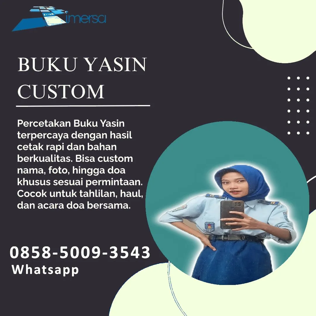 Cetak Buku Yasin Pohuwato Gorontalo 0858-5009-3543 (WA)