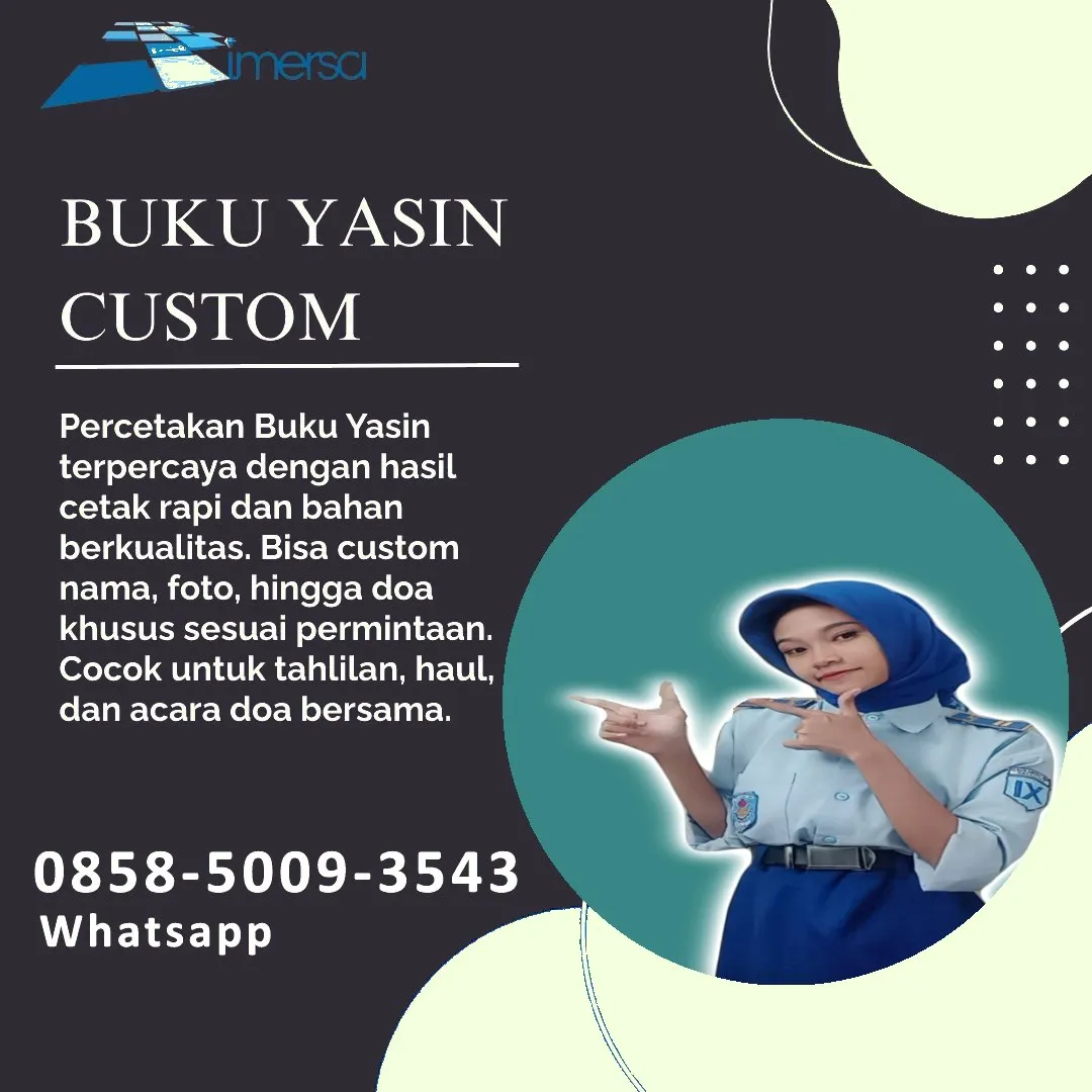 Cetak Buku Yasin Bungo Jambi 0858-5009-3543 (WA)