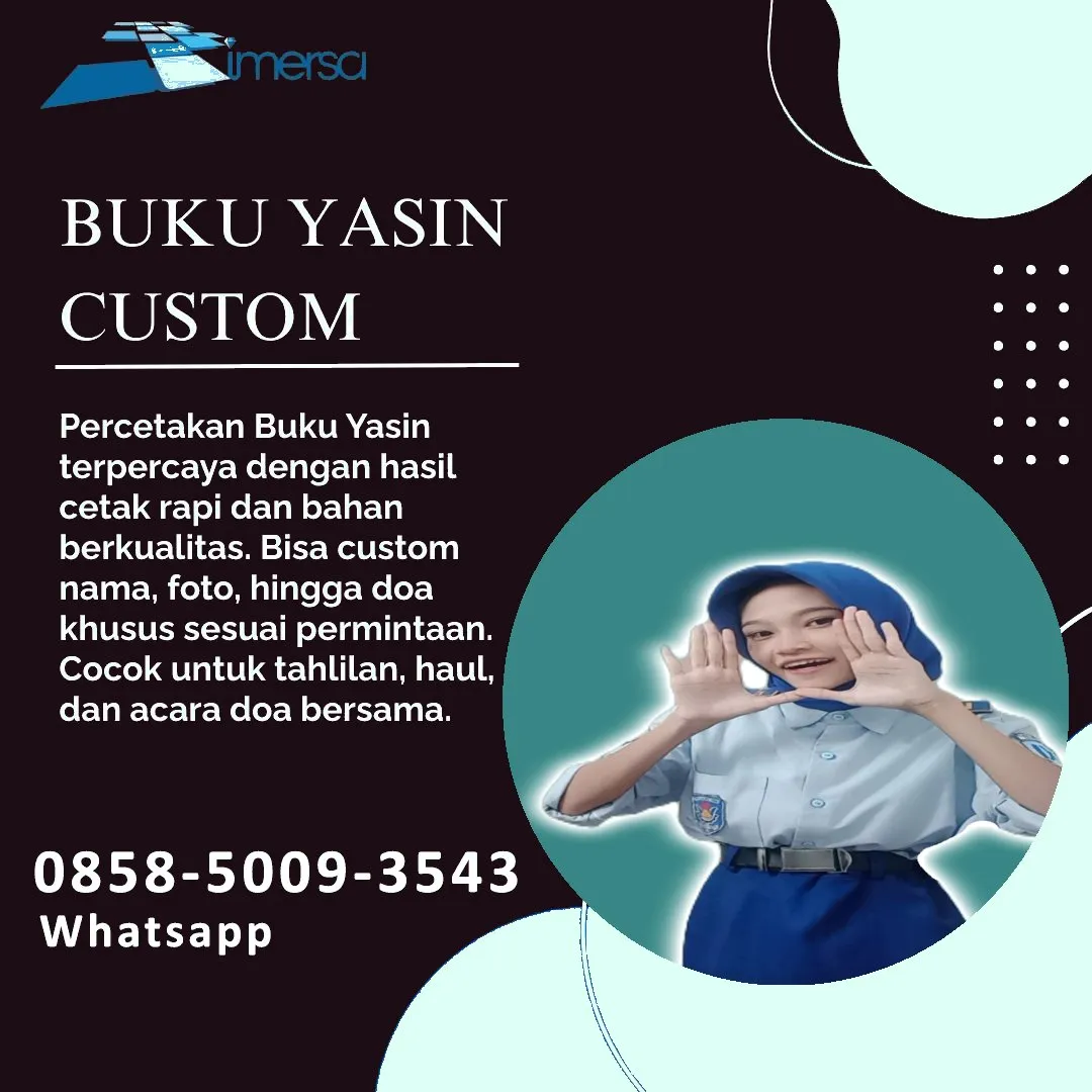 Cetak Buku Yasin Kerinci Jambi 0858-5009-3543 (WA)