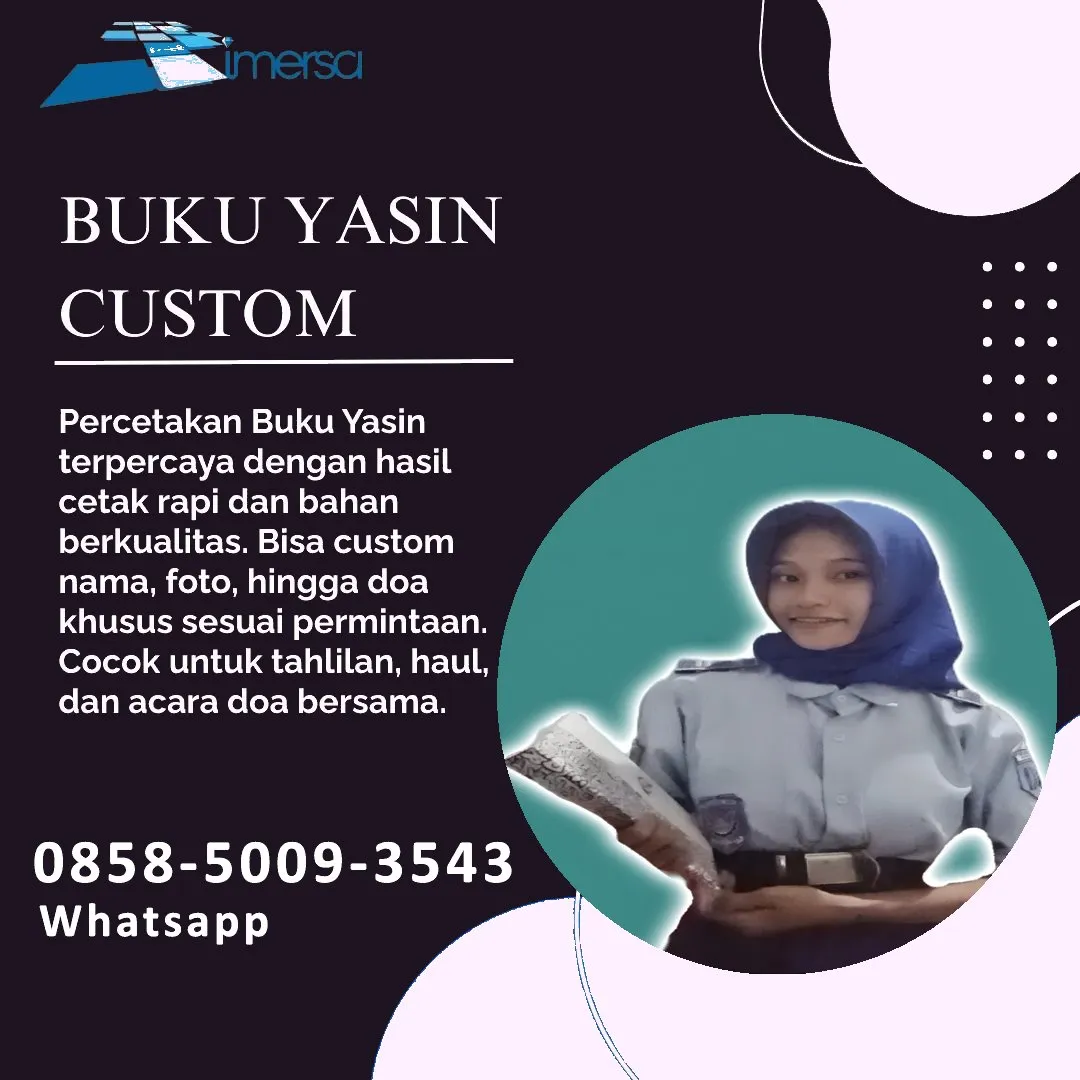 Cetak Buku Yasin Jambi 0858-5009-3543 (WA)