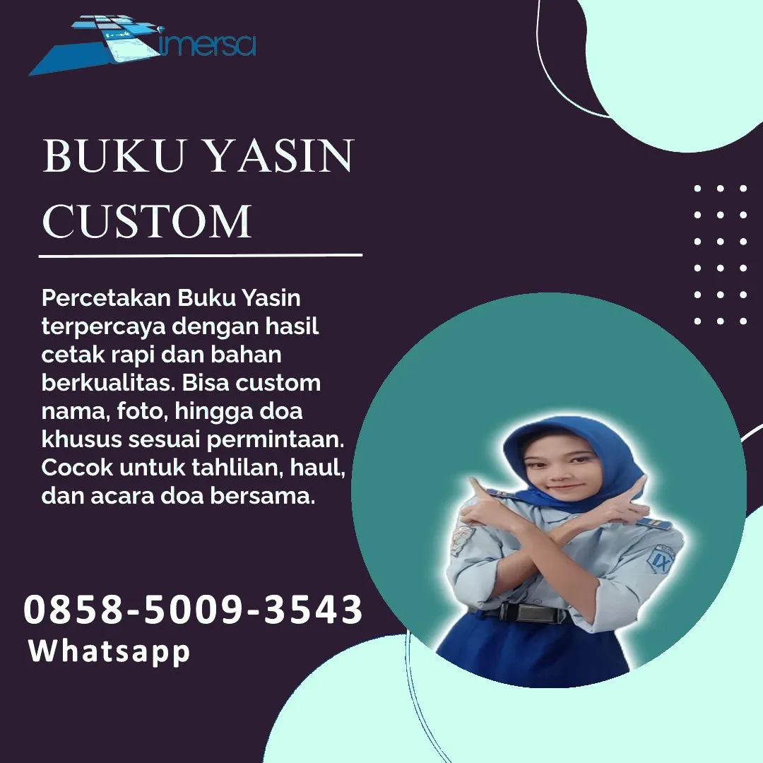Cetak Buku Yasin Kapuas Hulu 0858-5009-3543 (WA)