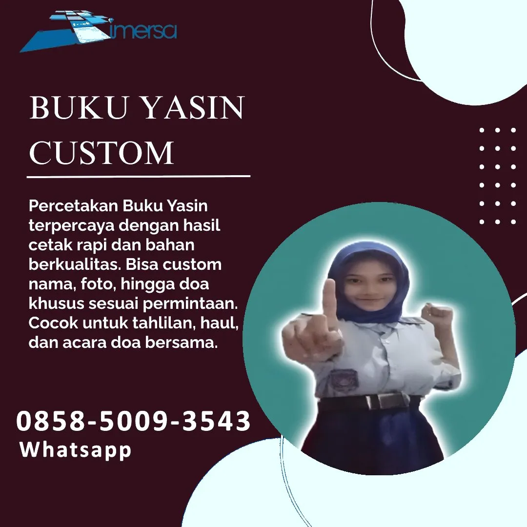 0858-5009-3543 (WA) Jasa Cetak Buku Yasin Nganjuk, Tempat Cetak Buku Yasin di Nganjuk, Cetak Buku Yasin Custom Nganjuk, Cetak Buku Yasin Murah Nganjuk, Buku Yasin dan Tahlil Nganjuk, Cetak Buku Yasin Terdekat Nganjuk, Jual Buku Yasin di Nganjuk