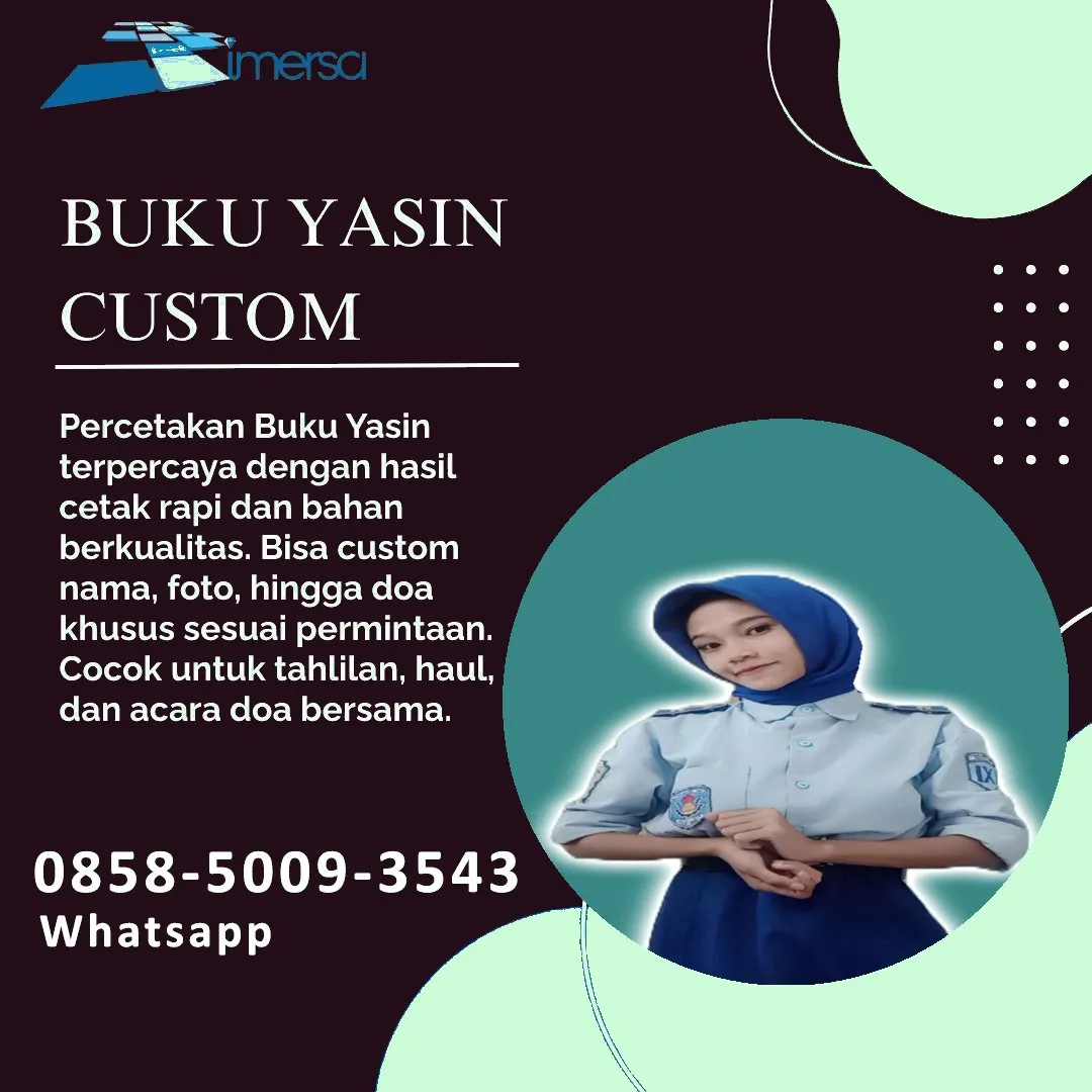 Cetak Buku Yasin Singkawang 0858-5009-3543 (WA)