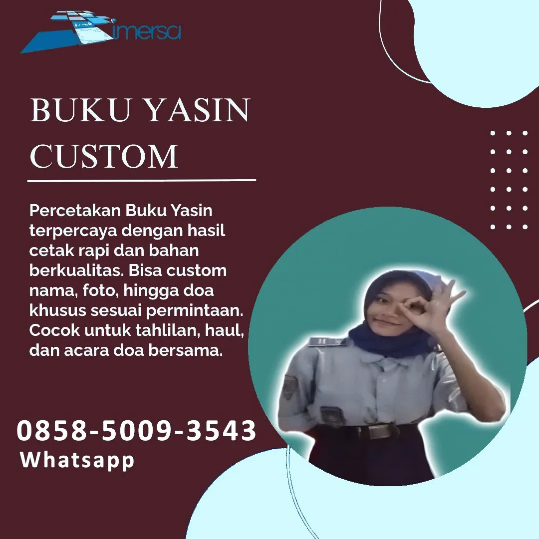 Cetak Buku Yasin Pulang Pisau 0858-5009-3543 (WA)