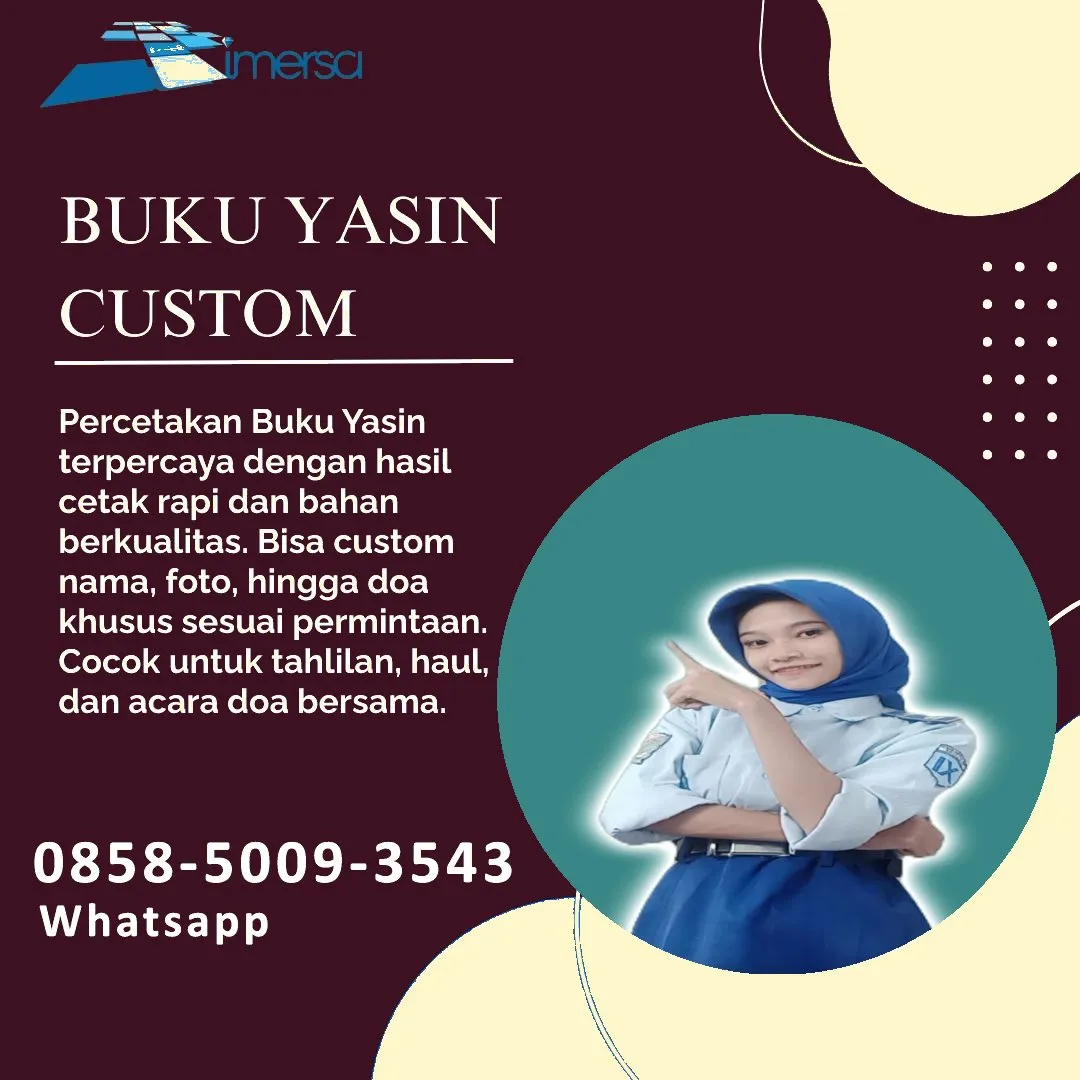 Cetak Buku Yasin Palangka Raya 0858-5009-3543 (WA)