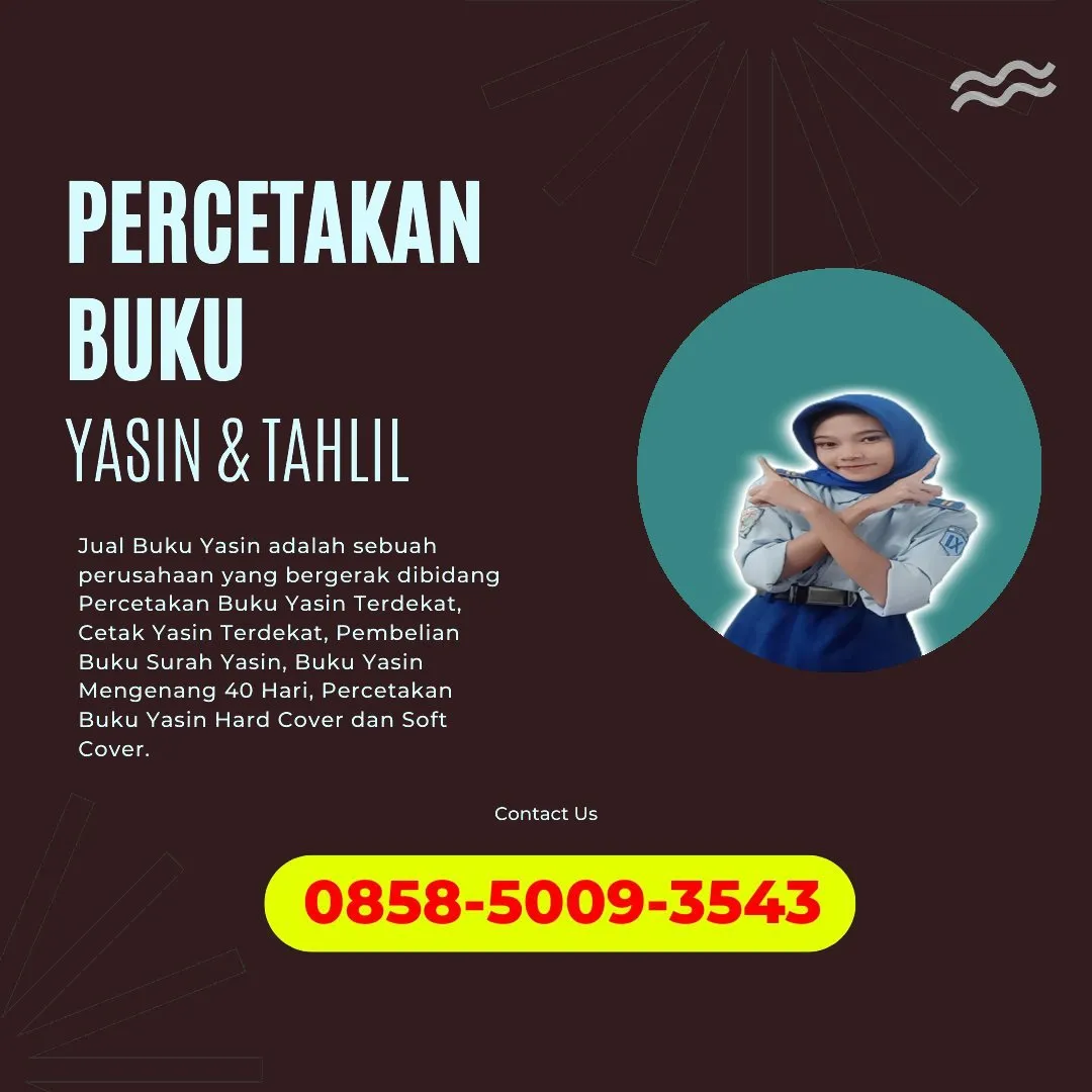 Cetak Buku Yasin Lampung Utara 0858-5009-3543 (WA)