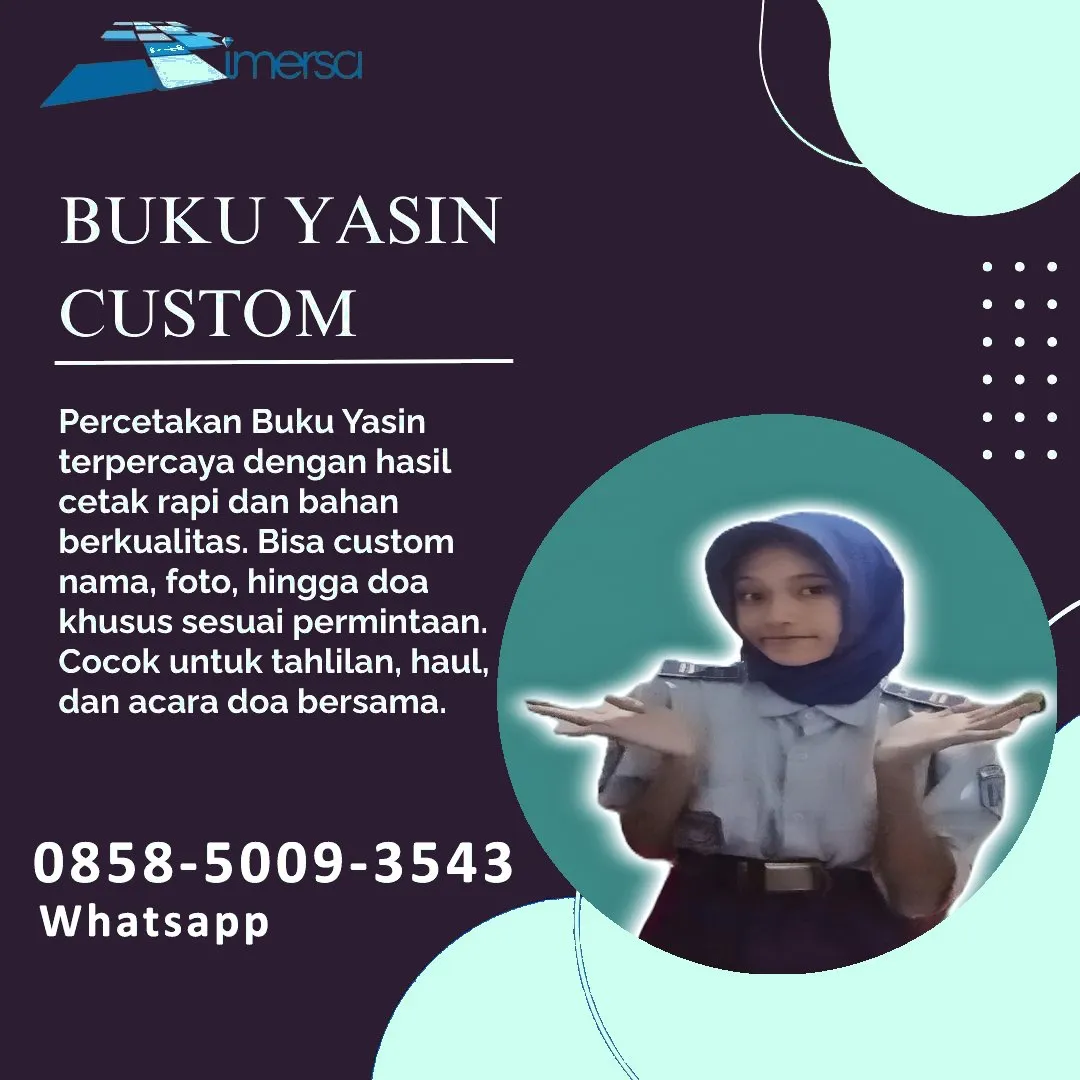 0858-5009-3543 (WA) Jasa Cetak Buku Yasin Pesawaran, Tempat Cetak Buku Yasin di Pesawaran, Cetak Buku Yasin Custom Pesawaran, Cetak Buku Yasin Murah Pesawaran, Buku Yasin dan Tahlil Pesawaran, Cetak Buku Yasin Terdekat Pesawaran, Jual Buku Yasin di Pesawaran