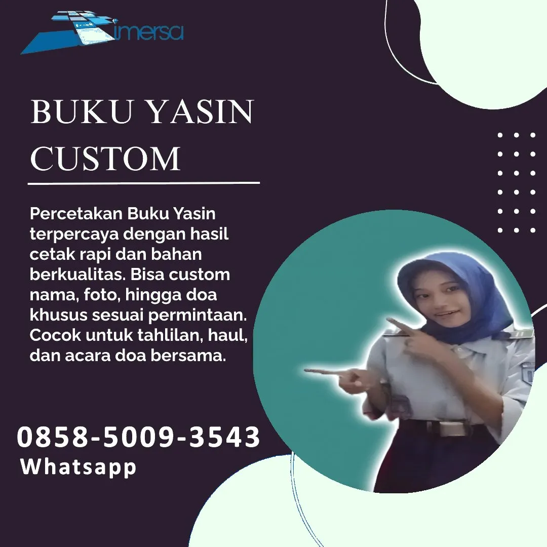 0858-5009-3543 (WA) Jasa Cetak Buku Yasin Pesisir Barat, Tempat Cetak Buku Yasin di Pesisir Barat, Cetak Buku Yasin Custom Pesisir Barat, Cetak Buku Yasin Murah Pesisir Barat, Buku Yasin dan Tahlil Pesisir Barat, Cetak Buku Yasin Terdekat Pesisir Barat, Jual Buku Yasin di Pesisir Barat