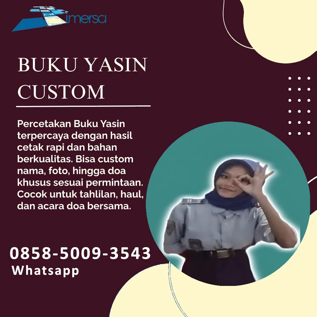 Cetak Buku Yasin Maluku Barat Daya 0858-5009-3543 (WA)