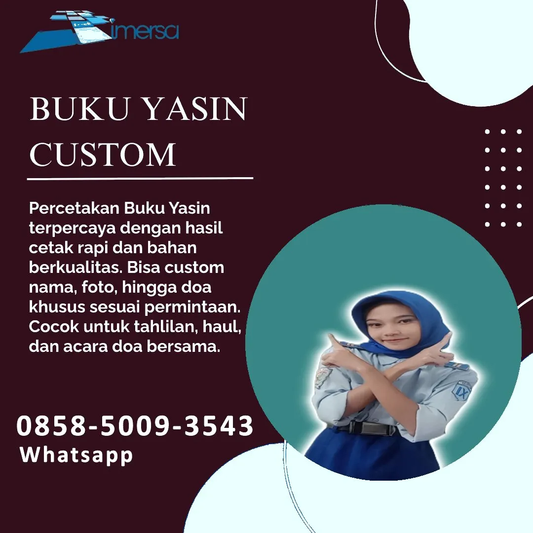 Cetak Buku Yasin Seram Bagian Timur 0858-5009-3543 (WA)