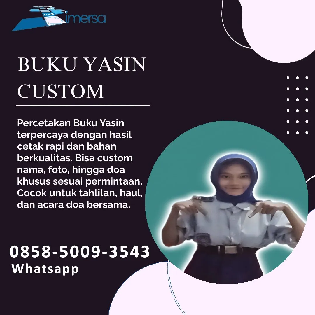 Cetak Buku Yasin Halmahera Tengah 0858-5009-3543 (WA)